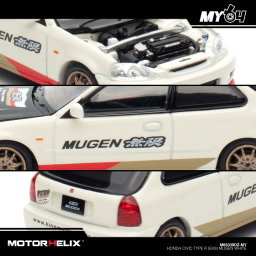 MOTOR HELIX MODEL 1/64 HONDA CIVIC EK9 MUGEN (TMCS EVENT SPECIAL)