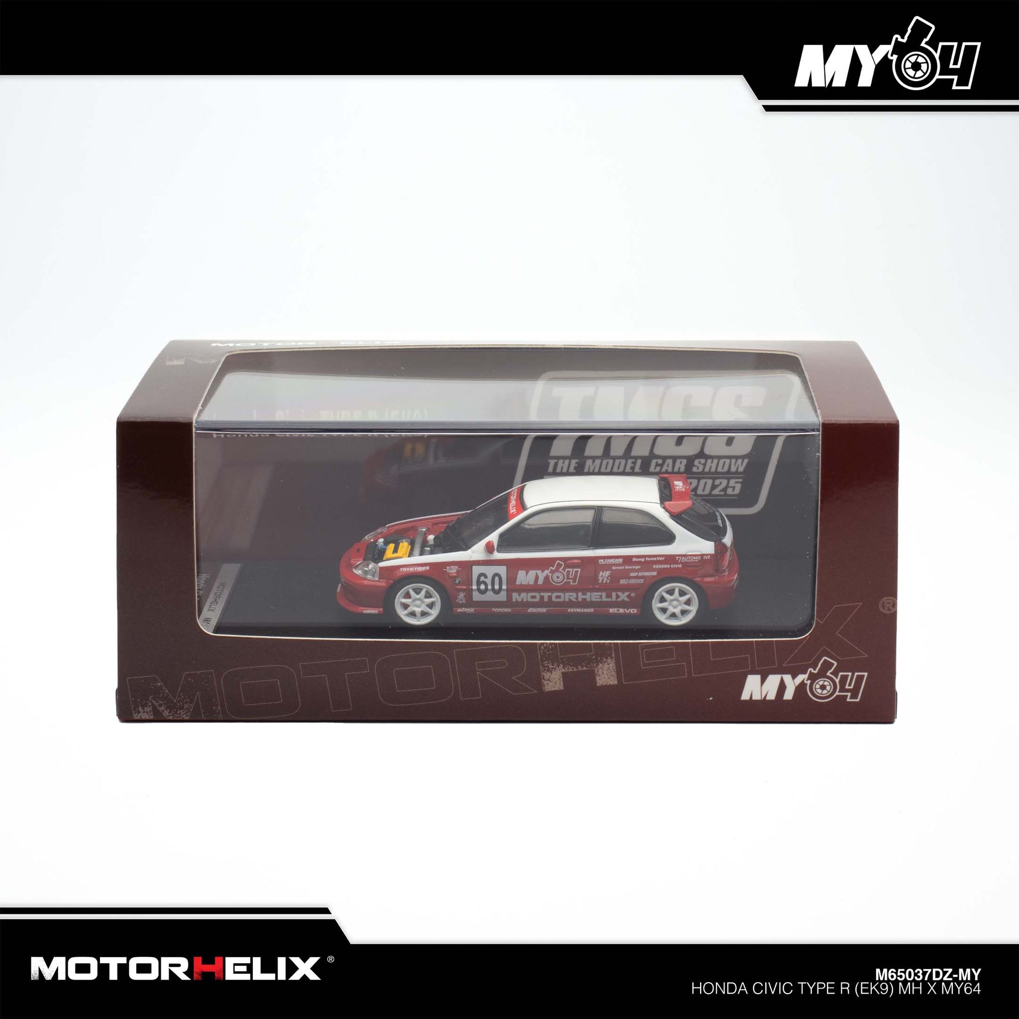 MOTOR HELIX MODEL 1/64 HONDA CIVIC EK9 MUGEN (TMCS EVENT SPECIAL)_7