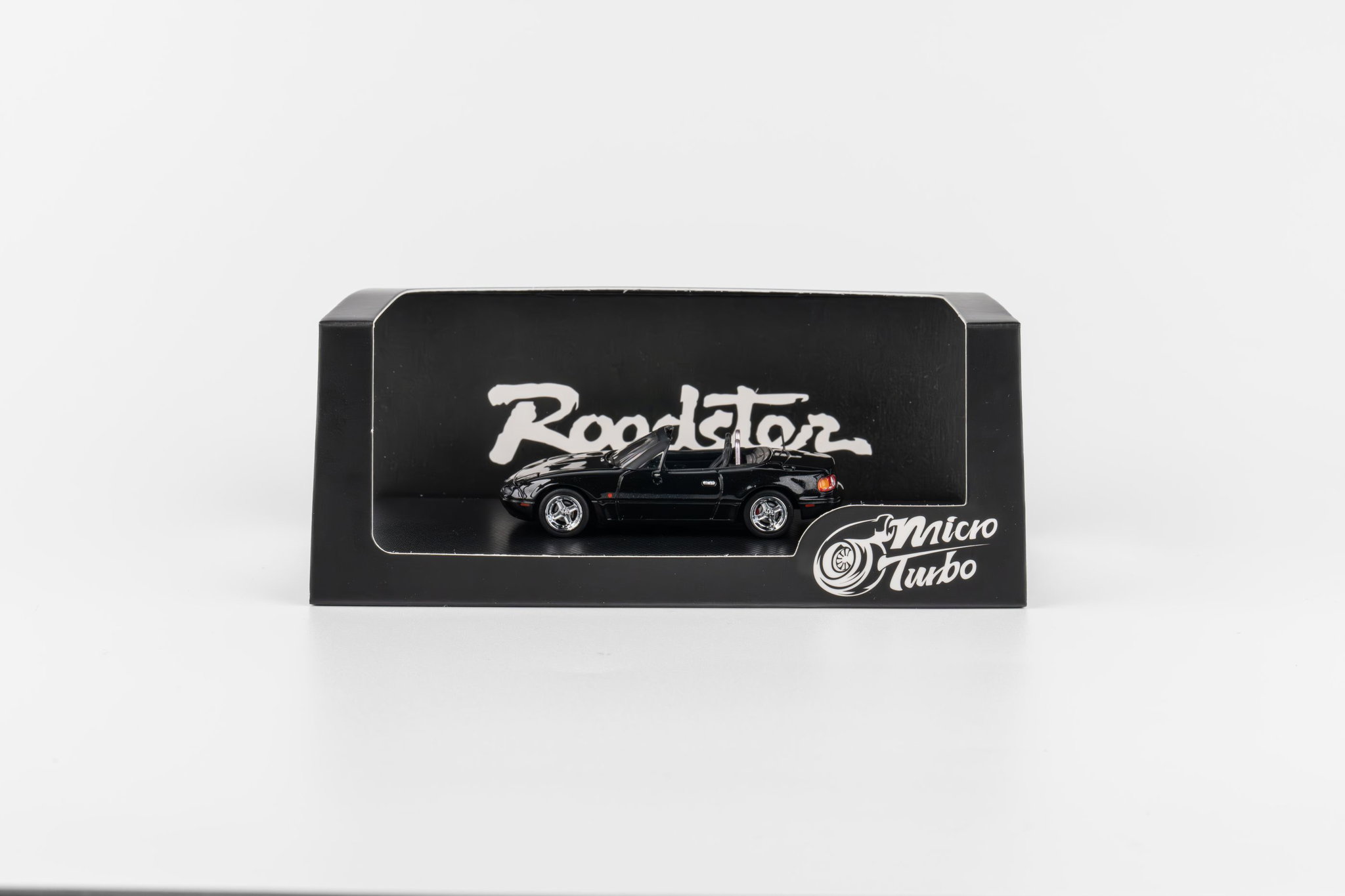 MICRO TURBO MODEL 1/64 MAZDA MX-5 EUNOS ROADSTER - BLACK_1