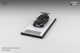 MICRO TURBO MODEL 1/64 HONDA S2000 ROCKET BUNNY - METALLIC BLACK