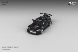 MICRO TURBO MODEL 1/64 HONDA S2000 ROCKET BUNNY - METALLIC BLACK
