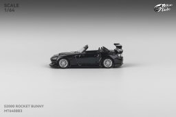 MICRO TURBO MODEL 1/64 HONDA S2000 ROCKET BUNNY - METALLIC BLACK