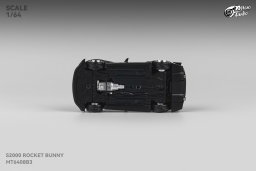 MICRO TURBO MODEL 1/64 HONDA S2000 ROCKET BUNNY - METALLIC BLACK