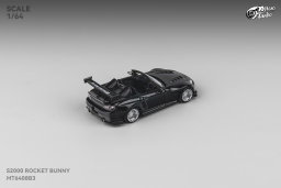 MICRO TURBO MODEL 1/64 HONDA S2000 ROCKET BUNNY - METALLIC BLACK
