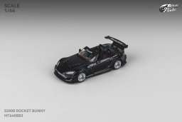 MICRO TURBO MODEL 1/64 HONDA S2000 ROCKET BUNNY - METALLIC BLACK