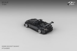 MICRO TURBO MODEL 1/64 HONDA S2000 ROCKET BUNNY - METALLIC BLACK