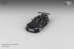 MICRO TURBO MODEL 1/64 HONDA S2000 ROCKET BUNNY - METALLIC BLACK
