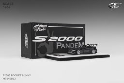 MICRO TURBO MODEL 1/64 HONDA S2000 ROCKET BUNNY - METALLIC BLACK