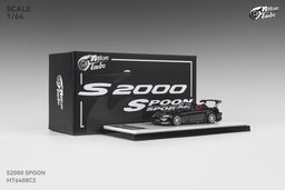 MICRO TURBO MODEL 1/64 HONDA S2000 SPOON SPORT - METALLIC BLACK