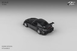 MICRO TURBO MODEL 1/64 HONDA S2000 SPOON SPORT - METALLIC BLACK