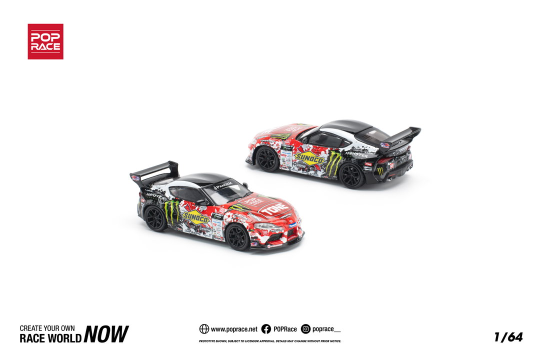 POP RACE MODEL 1/64 PANDEM GR SUPRA D1GP 2024 DAIGO SAITO