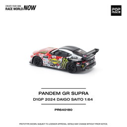 POP RACE MODEL 1/64 PANDEM GR SUPRA D1GP 2024 DAIGO SAITO