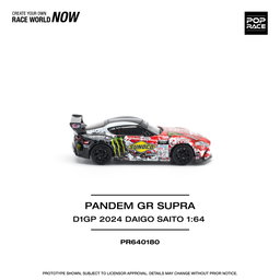 POP RACE MODEL 1/64 PANDEM GR SUPRA D1GP 2024 DAIGO SAITO