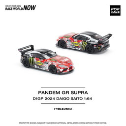 POP RACE MODEL 1/64 PANDEM GR SUPRA D1GP 2024 DAIGO SAITO
