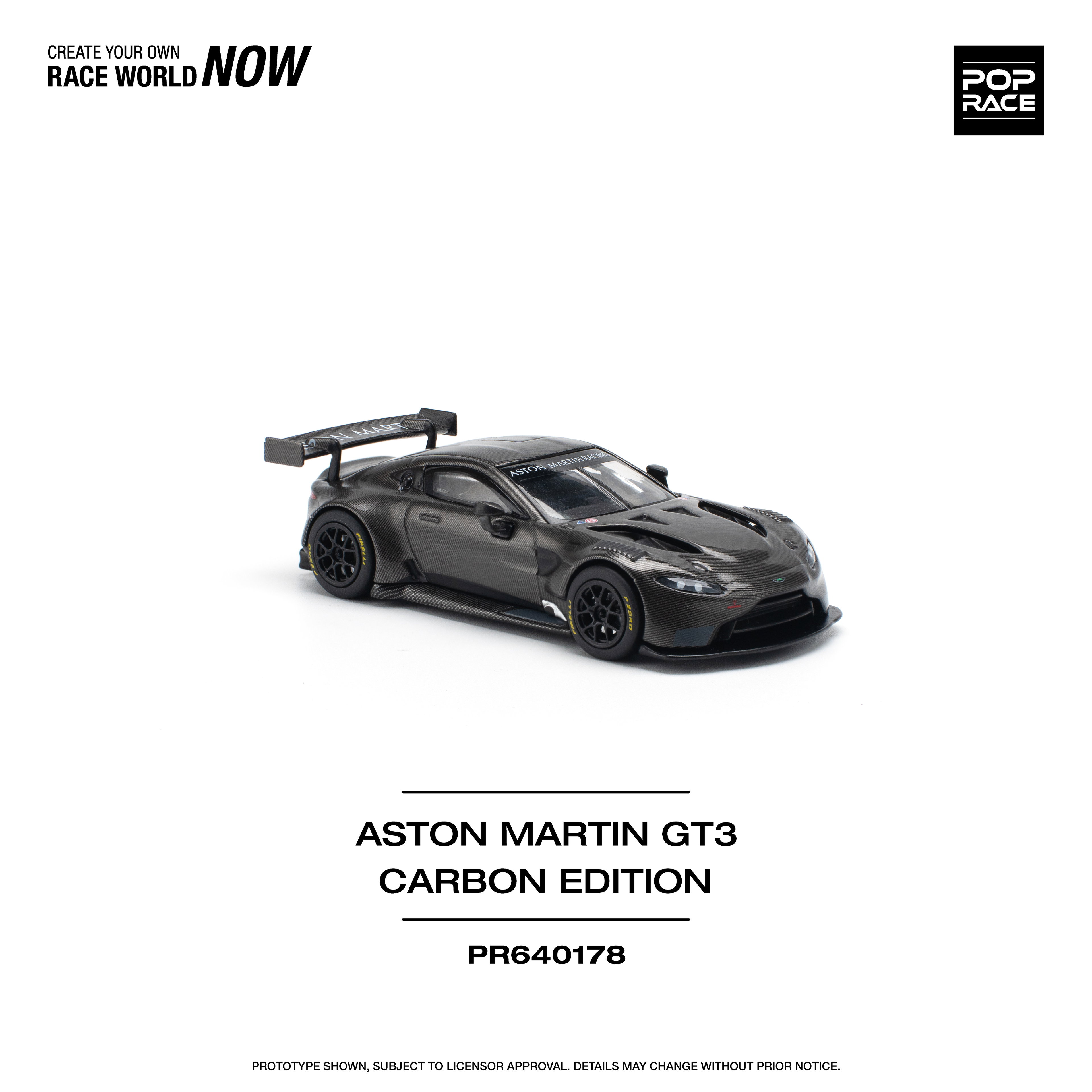 POP RACE MODEL 1/64 ASTON MARTIN VANTAGE GT3 - CARBON EDITION_8