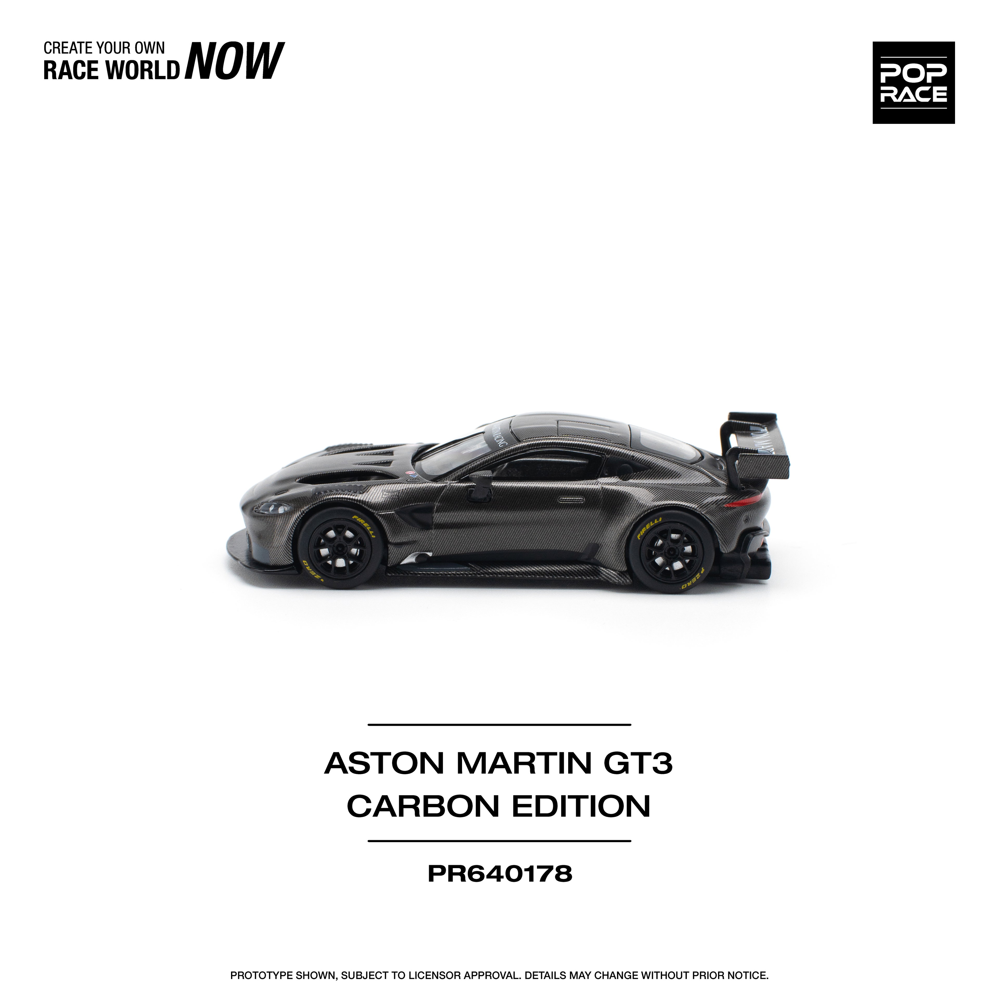 POP RACE MODEL 1/64 ASTON MARTIN VANTAGE GT3 - CARBON EDITION_4