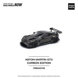 POP RACE MODEL 1/64 ASTON MARTIN VANTAGE GT3 - CARBON EDITION