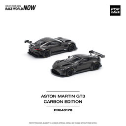 POP RACE MODEL 1/64 ASTON MARTIN VANTAGE GT3 - CARBON EDITION