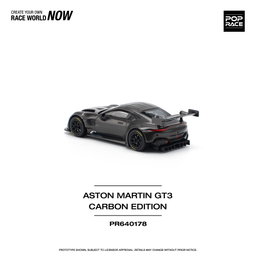 POP RACE MODEL 1/64 ASTON MARTIN VANTAGE GT3 - CARBON EDITION