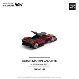 POP RACE MODEL 1/64 ASTON MARTIN VALKYRIE - SUPERNOVA RED