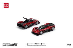 POP RACE MODEL 1/64 ASTON MARTIN VALKYRIE - SUPERNOVA RED