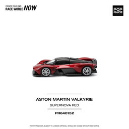 POP RACE MODEL 1/64 ASTON MARTIN VALKYRIE - SUPERNOVA RED