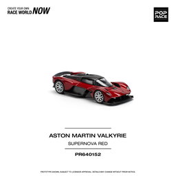 POP RACE MODEL 1/64 ASTON MARTIN VALKYRIE - SUPERNOVA RED