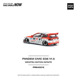 POP RACE MODEL 1/64 PANDEM CIVIC EG6 v1.5 IDEMITSU MOTION INFINITE
