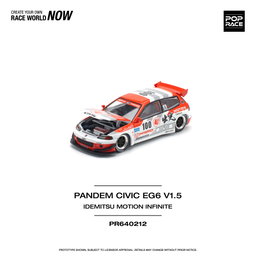 POP RACE MODEL 1/64 PANDEM CIVIC EG6 v1.5 IDEMITSU MOTION INFINITE