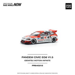 POP RACE MODEL 1/64 PANDEM CIVIC EG6 v1.5 IDEMITSU MOTION INFINITE
