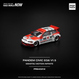 POP RACE MODEL 1/64 PANDEM CIVIC EG6 v1.5 IDEMITSU MOTION INFINITE