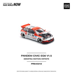 POP RACE MODEL 1/64 PANDEM CIVIC EG6 v1.5 IDEMITSU MOTION INFINITE
