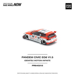 POP RACE MODEL 1/64 PANDEM CIVIC EG6 v1.5 IDEMITSU MOTION INFINITE