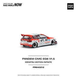 POP RACE MODEL 1/64 PANDEM CIVIC EG6 v1.5 IDEMITSU MOTION INFINITE