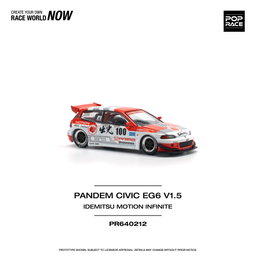 POP RACE MODEL 1/64 PANDEM CIVIC EG6 v1.5 IDEMITSU MOTION INFINITE