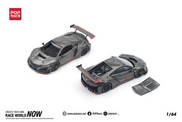 POP RACE MODEL 1/64 HONDA NSX GT3 EVO22 - CARBON EDITION