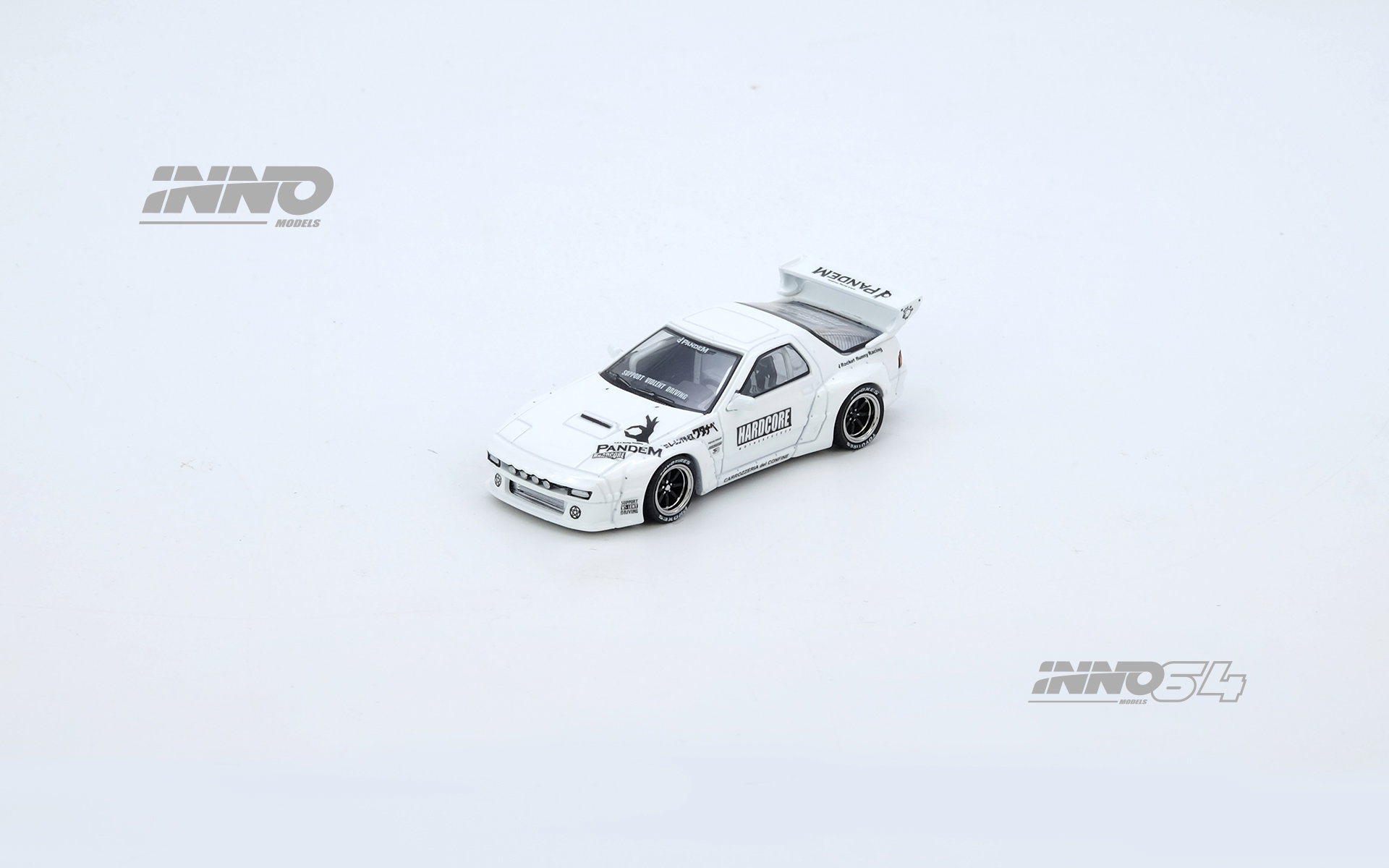 INNO MODEL 1/64 MAZDA RX7 (FC3S) "PANDEM AERO" Widebody Kit_2