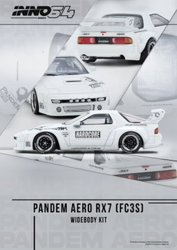 INNO MODEL 1/64 MAZDA RX7 (FC3S) "PANDEM AERO" Widebody Kit