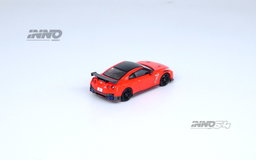 INNO MODEL 1/64 NISSAN GT-R (R35) NISMO - RED WITH BLACK HOOD