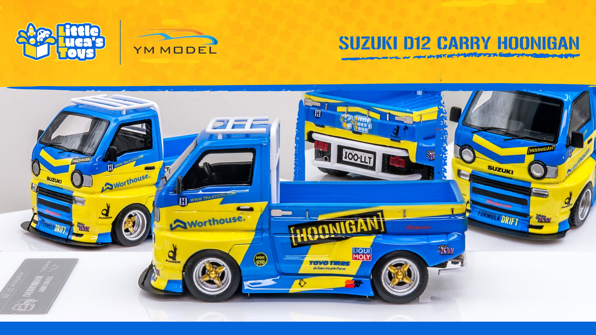 YM MODEL 1/64 SUZUKI CARRY D12 HOONIGAN (RESIN)_0