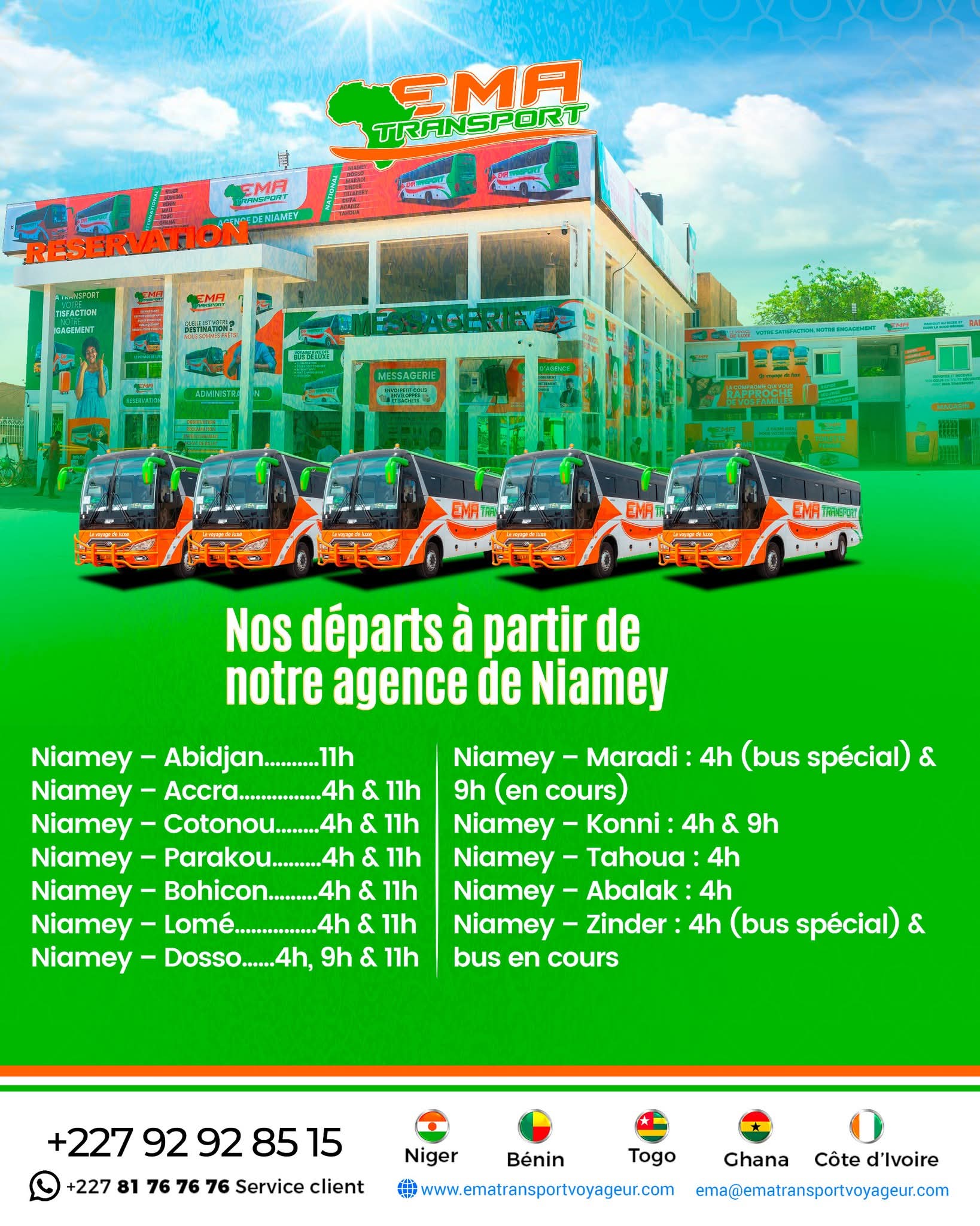 🚌 Billets de Voyage EMA Transport