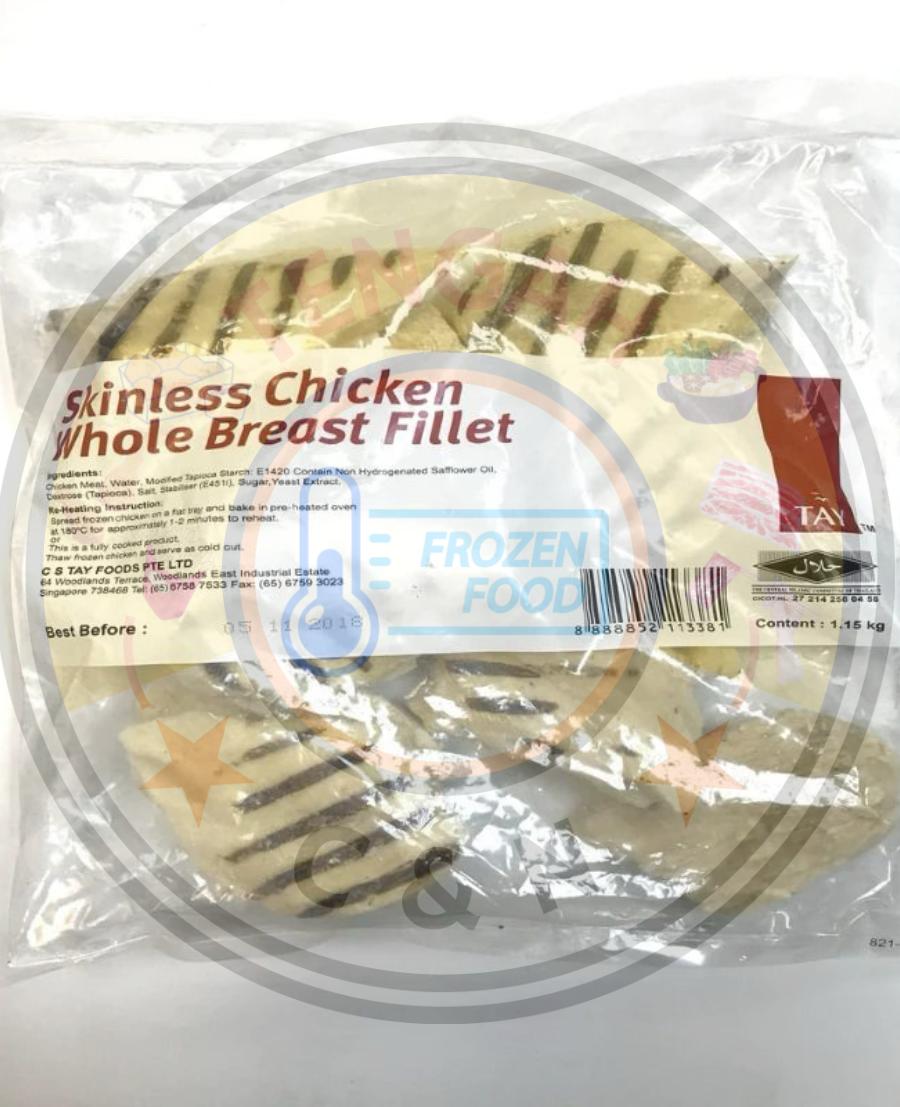 CSTAY Skinless Chicken Whole Breast Fillet (Halal)