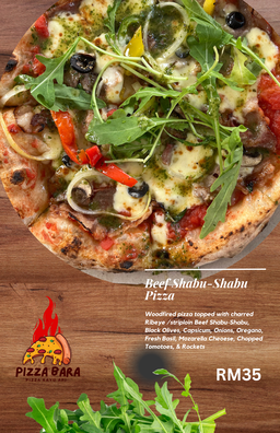 Beef Shabu-Shabu Pizza