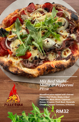 Mix Beef Shabu-Shabu & Pepperoni Pizza