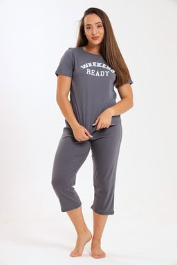Ladies 3/4 short sleeve Summer pyjama set 