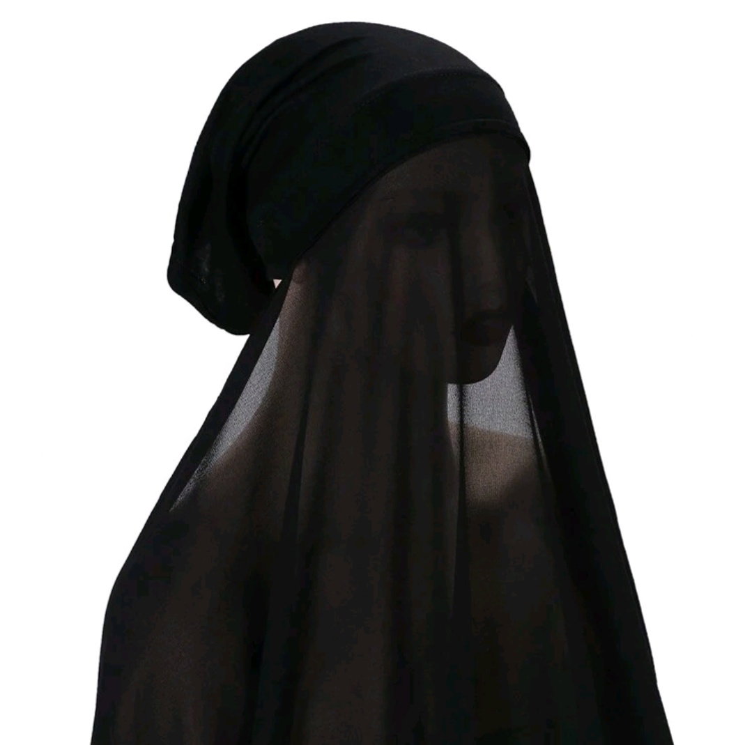 طرحة مدمجة مع بندانه 