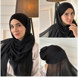 طرحة مدمجة مع بندانه 