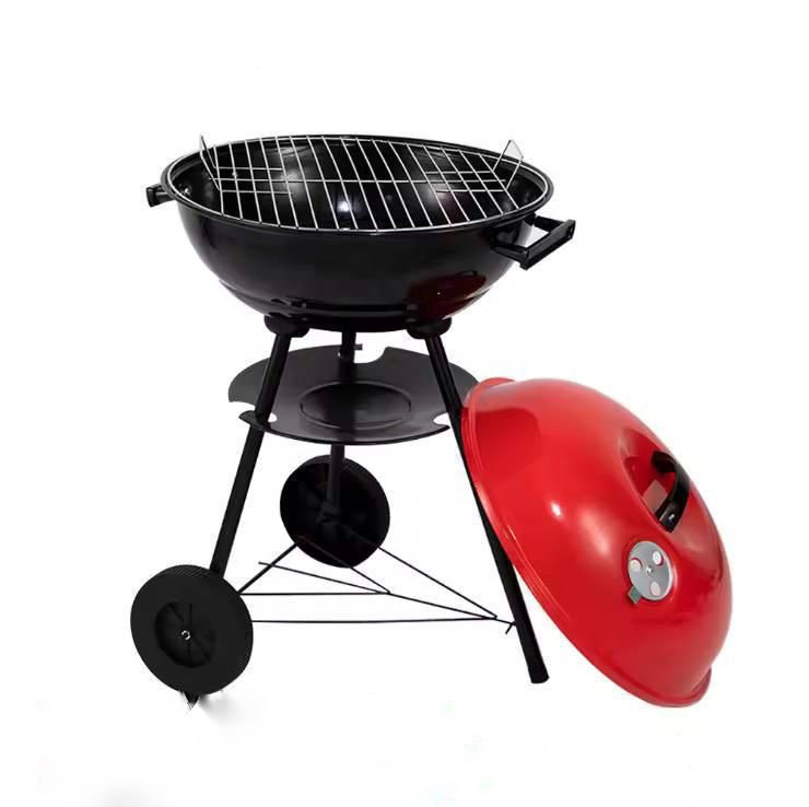 Barbecue rond à charbon avec couvercle – BCB0050_0