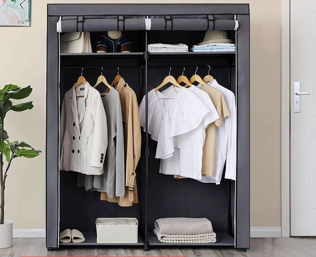 Armoire pliante en tissu avec fermeture éclair – BCB0057