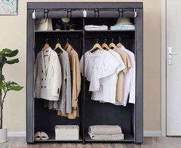 Armoire pliante en tissu avec fermeture éclair – BCB0057